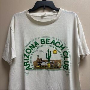 Vintage 80s Arizona Beach Club T-shirt Size Large